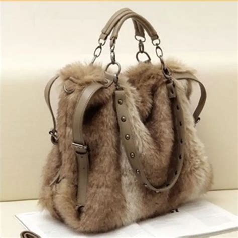 Faux Fur Handbags, Purses & Wallets for Women 